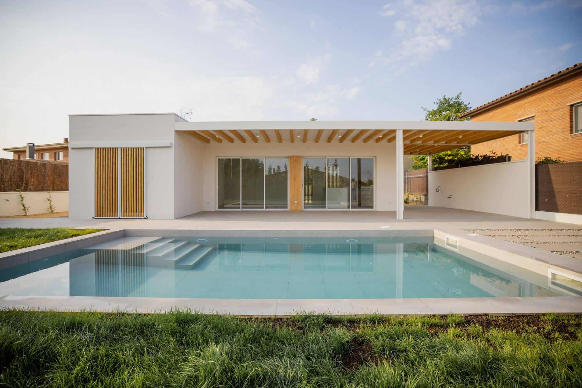 Casa prefabricada en construcció